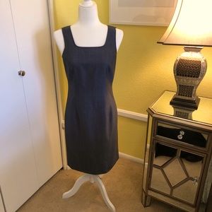 Ann Taylor grey wool and mohair sheath dress sz 4